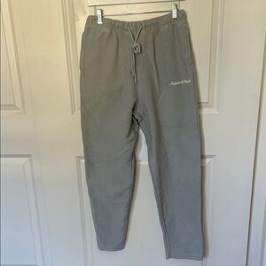 UO Standard Cloth Light Gray Sweatpants Medium 
Streetwear